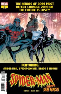Spider-man 2099 Dark Genesis #3 (of 5) 2nd Ptg Mason Var Marvel Prh Comic Book
