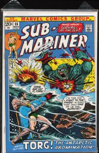 Sub-Mariner #55 (1972) Namor the Sub-Mariner