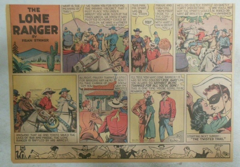 Lone Ranger Sunday Page by Fran Striker and Charles Flanders from 3/2/1941