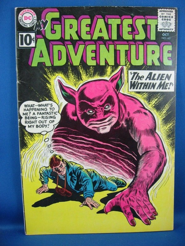 My Greatest Adventure #60 (Oct 1961, DC) F