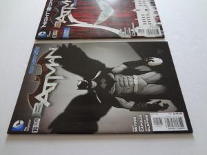 Batman #9, #10 (New 52), VF+; #9 Combo Pack edition! #10 Bruce Wayne's brother??
