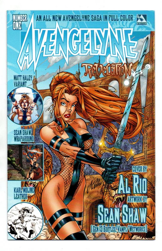 Avengelyne Bad Blood #1 & 2 complete set - Al Rio - Avatar - 2000 - NM