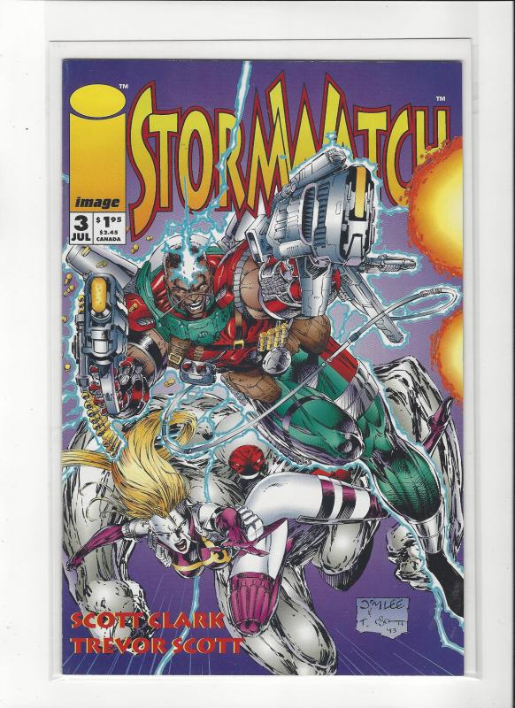 Stormwatch #3 Image Comics Jim Lee Story and Trevor Scott Art NM/M