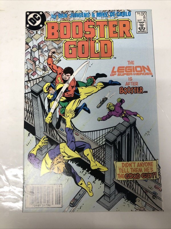 Booster Gold (1986) # 8 (FN/VF) CPV • Canadian Price Variant • DC Comics • Carlo