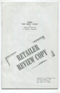 1996 Turk Retailer Review Copy The Empty Souls (Grade 9.2 OB) WH