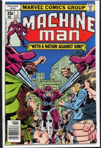 Machine Man #7 (1978) Machine Man [Key Issue]