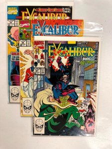 3 Excalibur Marvel Comic Books # 25 26 27 Avengers Captain America Thor 76 EJ10
