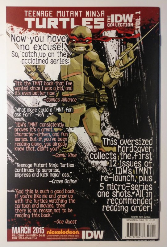 Teenage Mutant Ninja Turtles #44 (9.4, 2015) Cover B