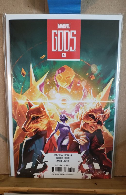 G.O.D.S. #1 -7 (2023) complete run, variants, nm