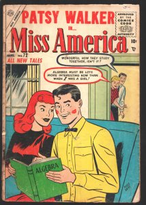 Miss America #72  1955 - Atlas  -G+ - Comic Book