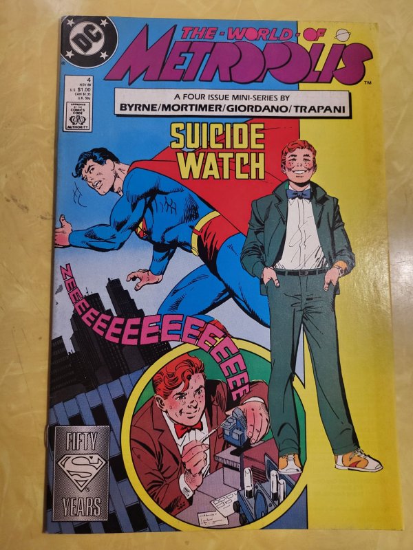 The World of Metropolis #1 through 4 (1988) Complete