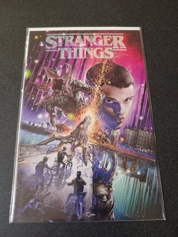 ​STRANGER THINGS #1 SCORPION COMICS VARIANT SIGNED BY CLAYTON CRAIN WITH COA