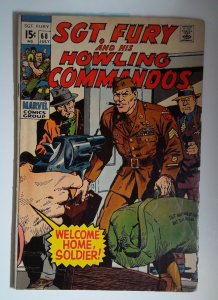 Sgt. Fury #68 (1969) Marvel 4.5 VG+ Comic Book