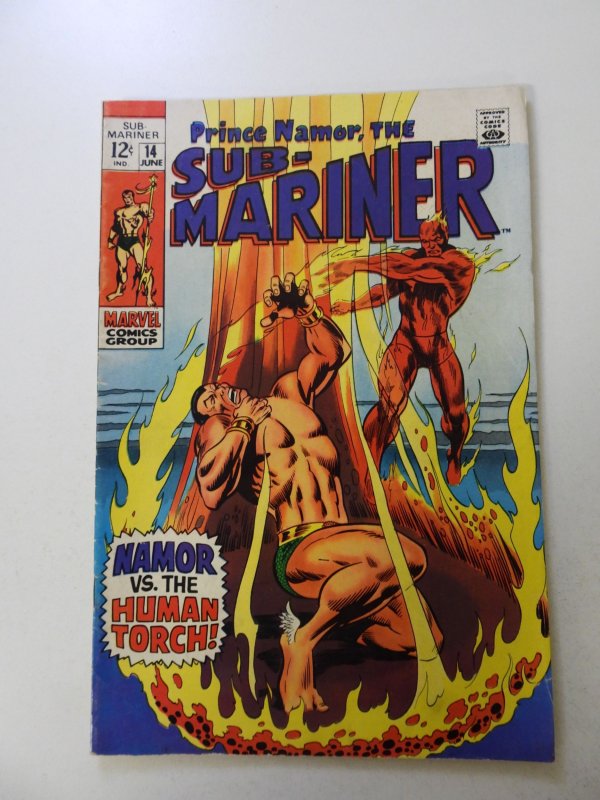 Sub-Mariner #14 (1969) FN+ condition