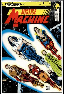 Justice Machine #2 Newsstand Edition (1987) Justice Machine