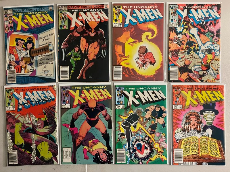 Uncanny X-Men lot #146-199 Marvel mostly Newsstand (avg 6.0) 40 diff (1981-'85)