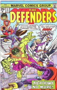 Defenders, The #31 (Jan-76) NM- High-Grade Hulk, Dr. Strange, Valkyre, Nighthawk