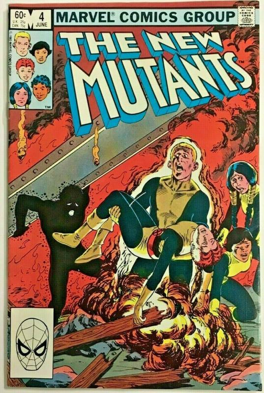 NEW MUTANTS#4 VF 1983 MARVEL COMICS