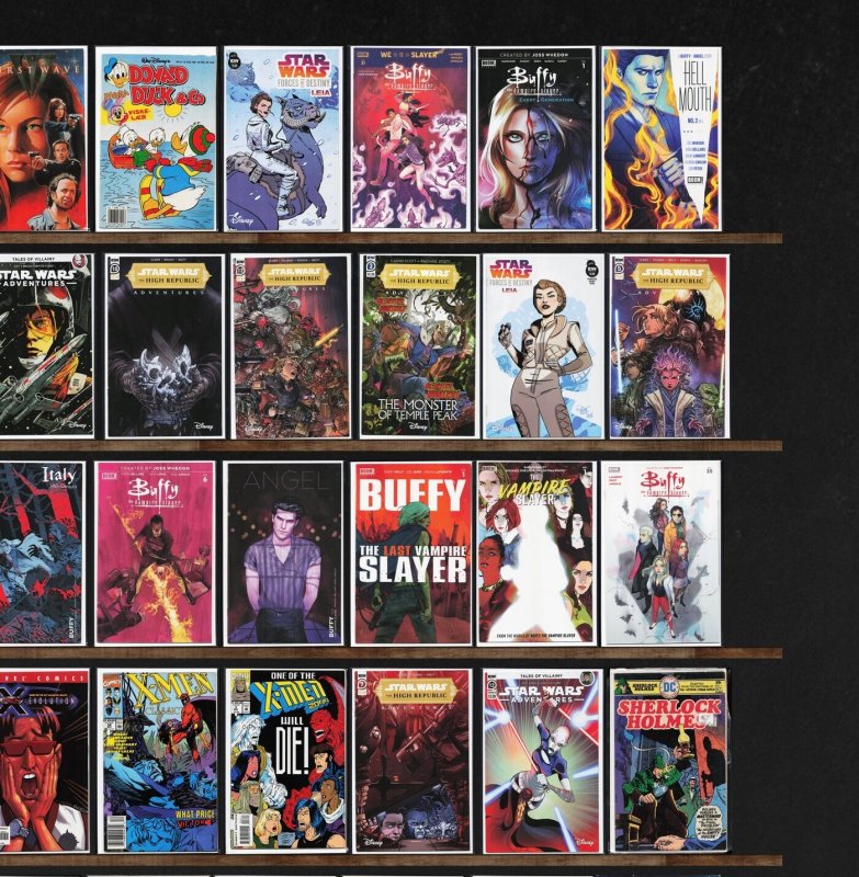 Huge Lot 150+ Comics with Star Wars Adventures, The Vampire Slayer & More!