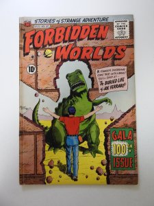 Forbidden Worlds #100 (1961) VG condition moisture damage
