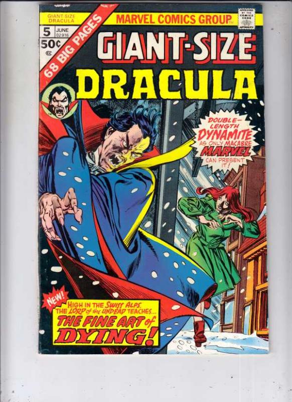 Giant-Size Dracula #5 (Jun-75) VF/NM+ High-Grade Dracula