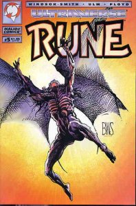 Rune #5 VF/NM ; Malibu | Barry Windsor-Smith Ultraverse