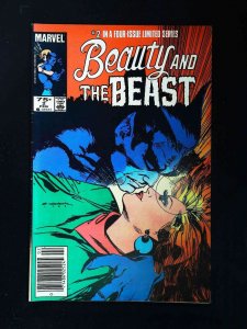 BEAUTY AND THE BEAST #2  MARVEL COMICS 1985 VF+ NEWSSTAND