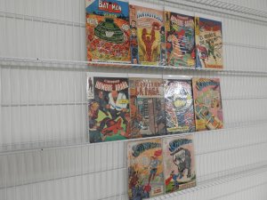 Lot of 10 Spanish Comics W/ Superman, Spider-Man, Fantastic Four, +More! Avg VG+