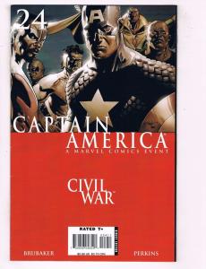 3 Captain America Marvel Comics # 22 23 24 Winter Soldier VF-VF/NM Civil War J79