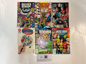 6 Justice League DC Comic Books # 1 1 2 3 44 50 Superman Flash Batman 50 JS51