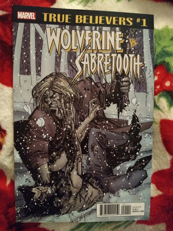 Wolverine Vs. Sabertooth True Believers #1 NM