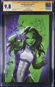 Sensational She-Hulk (2023) # 1 (CGC 9.8 SS) Signed & Sketch Lesley Lerix Li