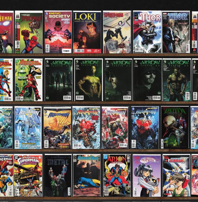 Huge Lot 150+ Comics with Aquaman, Adventures Of Superman & More!