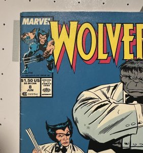 Wolverine #8 Gray Hulk Classic Cover Marvel Comics 1989 Patch/Mr Fixit