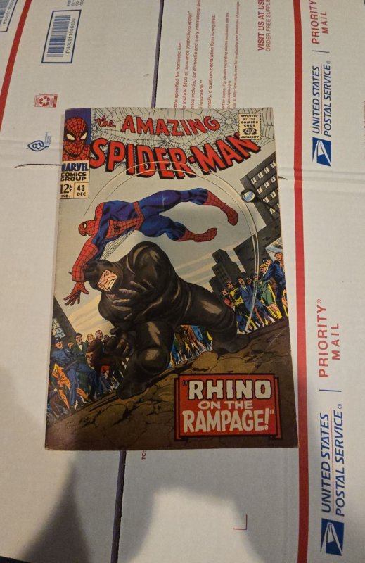 The Amazing Spider-Man #43 (1966) 2nd rhino app