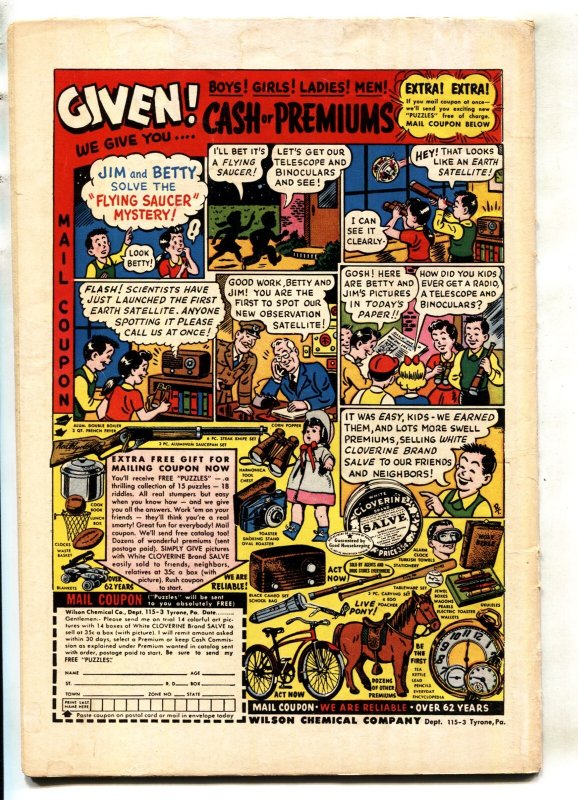 Tomahawk Comics #48 1957-Western- DC SLOGAN CONTEST WINNERS - VG