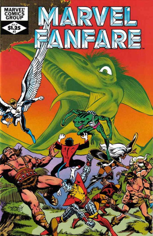 Marvel Fanfare #3 VF ; Marvel | X-Men