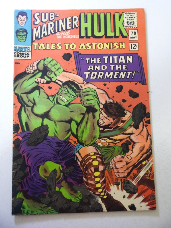 Tales to Astonish #79 (1966) Hulk vs Hercules! FN Condition