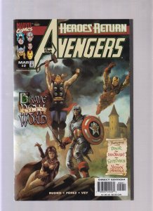 Avengers #2 - Ray Logo Variant - George Perez Art (7.5/8.0) 1998