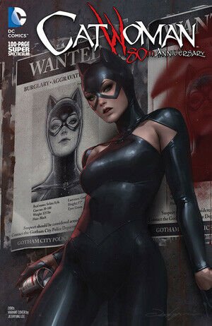 CATWOMAN 80TH ANNIV 100 PAGE SUPER SPECT #1 2010S JEEHYUNG LEE VAR ED