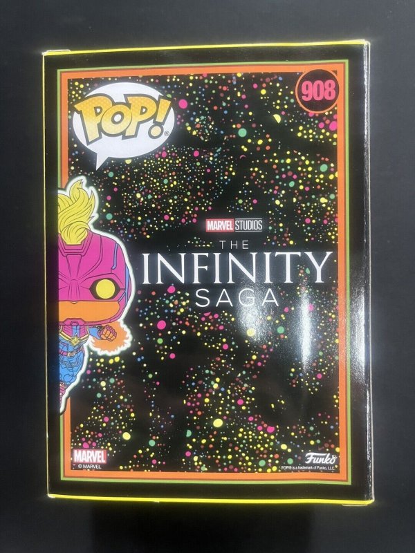 Funko Pop! Captain Marvel Black Light Target Exclusive #908