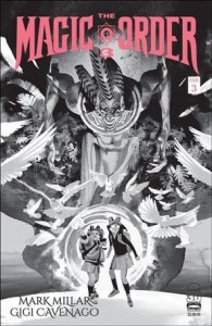 Magic Order 3 3-C Gigi Cavenago Black and White Cover VF/NM