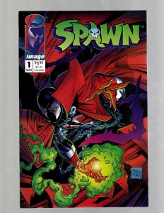 Spawn # 1 NM- Image Comic Book Todd McFarlane Angela Clown 1st Appearance EK9