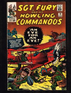 Sgt Fury & His Howling Commandos #19 ~ KIRBY, 1965 (7.0) WH