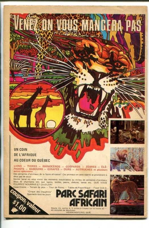 CONAN LE BARBARE #25-1970'S-EDITIONS HERITAGE-DITKO-KIRBY-FRENCH LANGUAGE-vg