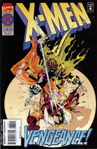 X-Men (2nd Series) #38 Deluxe VF ; Marvel | Gambit vs Sabretooth