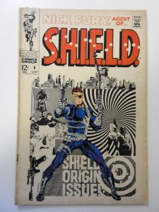Nick Fury, Agent of SHIELD #4 (1968) VG- Condition