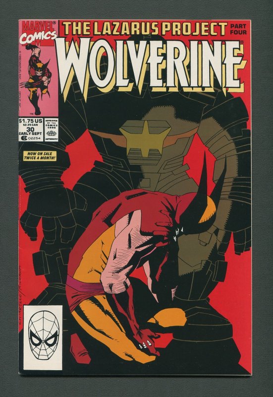 Wolverine #27  #28  #29  #30 Lazarus Project SET / VFN/NM  (1st Series 1988)