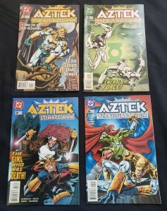 AZTEK 4PC (VF) THE ULTIMATE MAN, ISSUE #1, GREEN LANTERN, EMERALD FORCE 1996