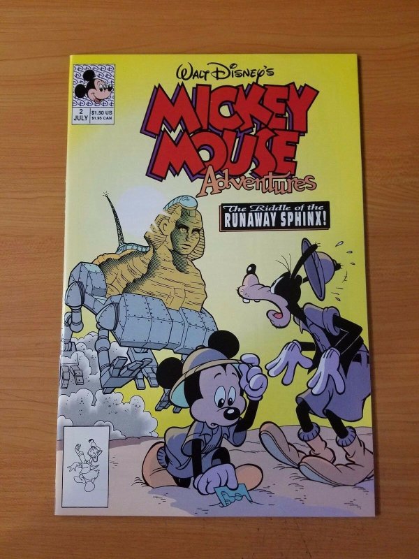 Mickey Mouse Adventures #2 ~ NEAR MINT NM ~ (1990, Disney Comics)